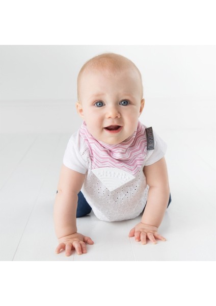604 Muslin Neckerchew Rosy Days