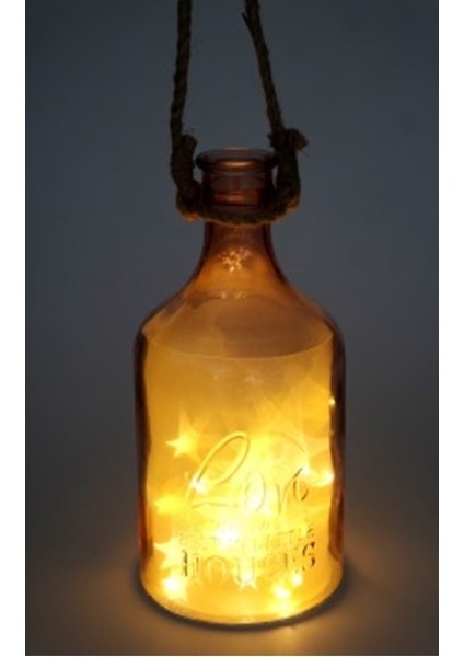 Gp-1140 Ledli Şişe İpli Orange