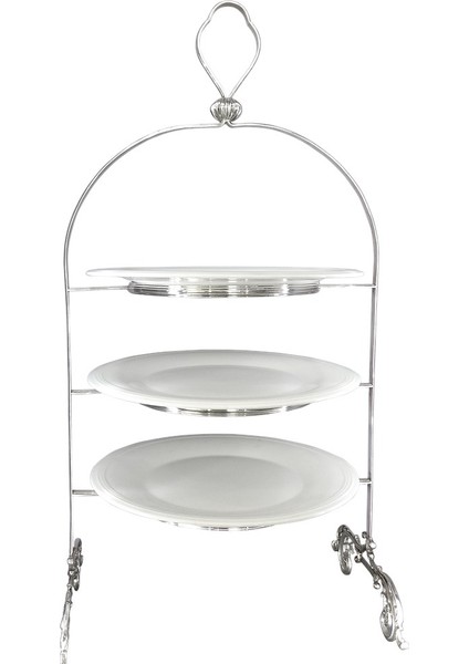 Üç Katlı Yuvarlak Servis Standı indirimleri