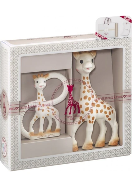 Sophie la Girafe Sophiesticated Yeni Doğan Hediye Seti1