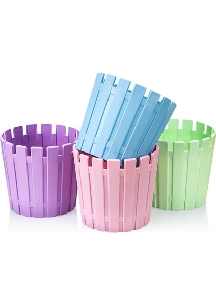 Yuvarlak Akasya Saksı (20 cm)