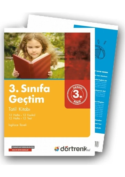 Dörtrenk Yayınları 2. Sınıf Tatil Kitabı (3. Sınıfa Geçtim)