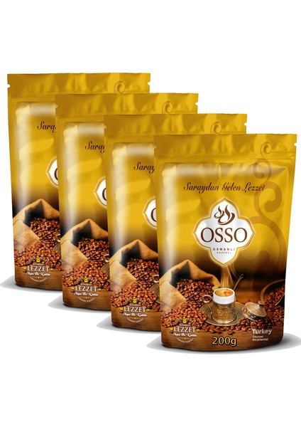 Osso Osmanlı Kahvesi 200 Gr x 4