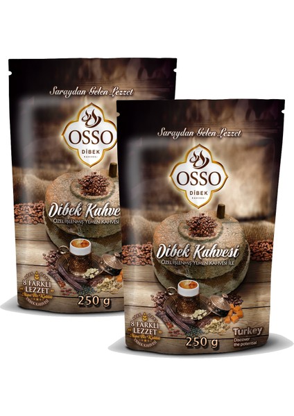 Osso Osmanlı Dibek Kahvesi 200 Gr x 2 Adet