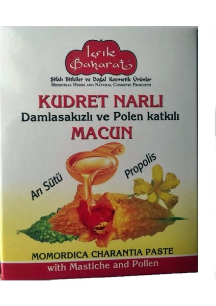 Kudret Narlı Damla Sakızlı Polen Katkılı Macun 250 Gr