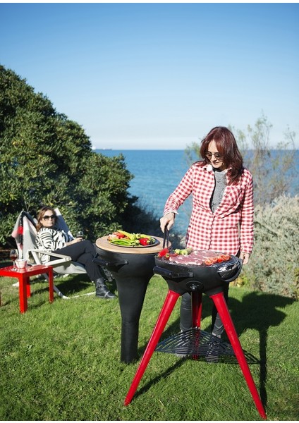 Cosa Barbekü Uzun Kırmızı Ayaklı