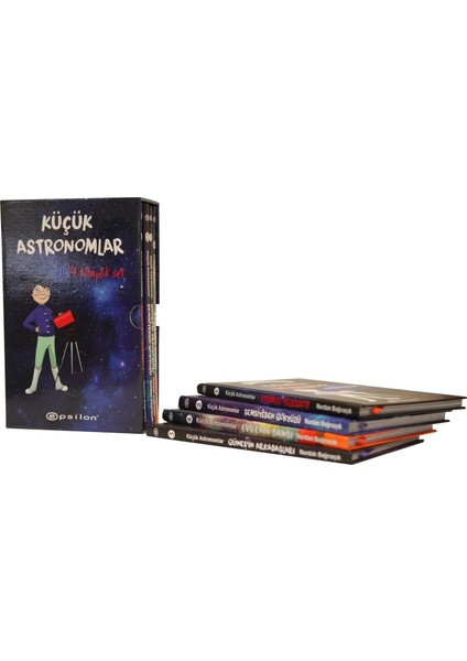 Küçük Astronomlar Serisi 4 Kitaplık Set - Nurdan Bağrıaçık