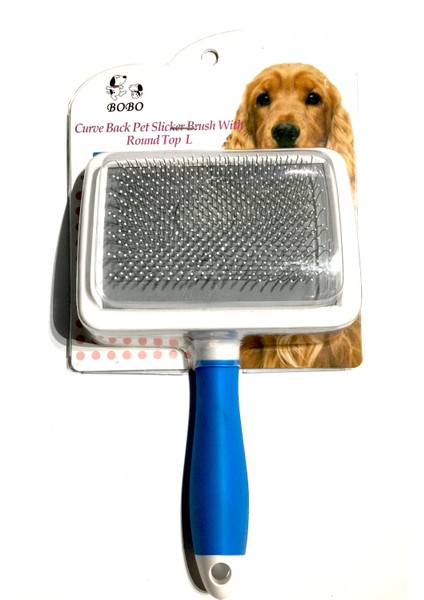 Plastik Saplı Köpek Tarağı L