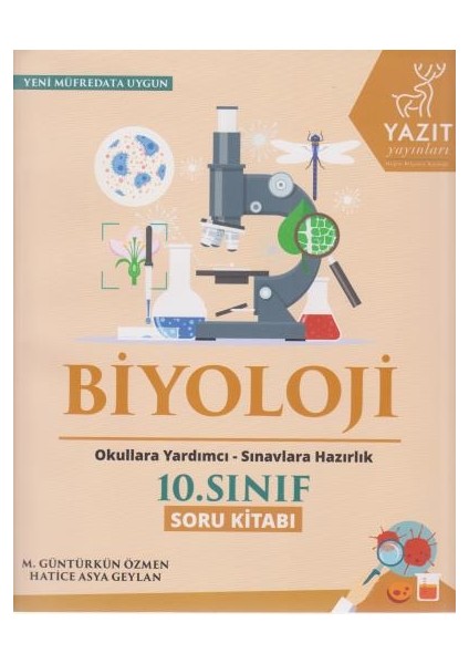 Yazıt Yayınları 10. Sınıf Biyoloji Soru Kitabı