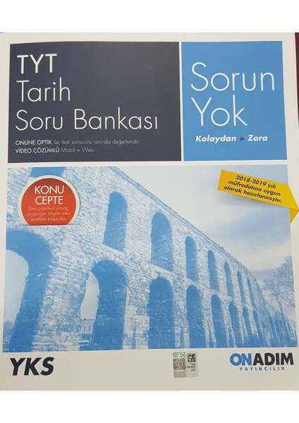 On Adım Yayıncılık Tyt Tarih Soru Bankası Yeni 2019