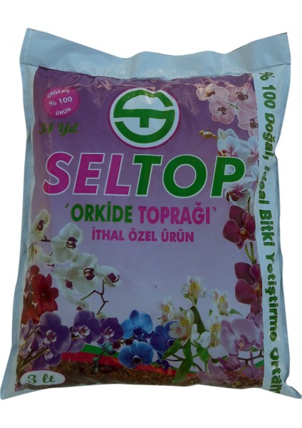 Seltop Orkide Toprağı 3 Litre