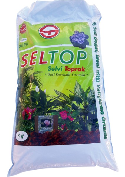 Seltop Özel Karışımlı Toprak 5 Litre