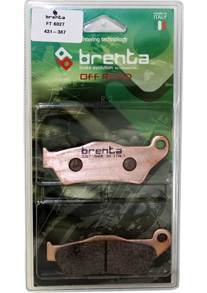Husaberg FE 501 4T Disk Sinter Metal Off-Road Fren Balata Ön (2013-2014)