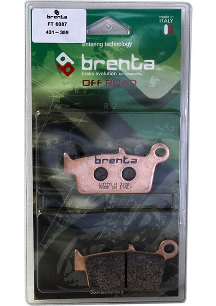 Kymco SUPER-9 125 Disk Sinter Metal Off-Road Fren Balata Ön (2000)