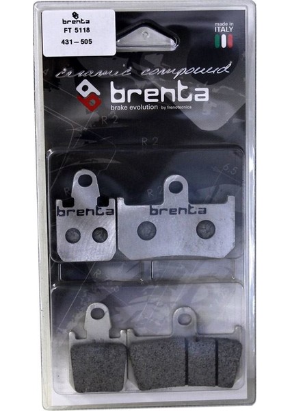 Yamaha YZF-R1 Disk Seramik Fren Balata Ön (2007-2009)