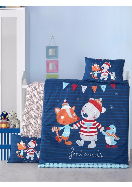 Bebek Uyku Seti %100 Pamuk (Yorgan Ve +2 Yastıklı)