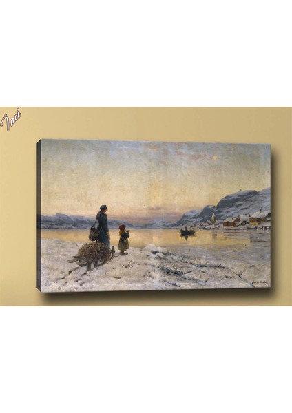 Yb8 Kızak Yağlı Boya Görünümlü Kanvas Tablo 70 x 100 cm