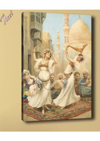 Yb84 Dansözler Yağlı Boya Görünümlü Kanvas Tablo 70 x 100 cm