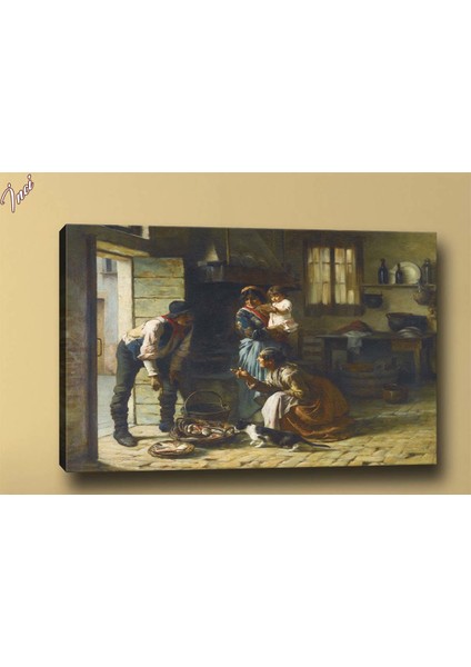 Yb125Yağlı Balıkçı Boya Kanvas Tablo 70 x 100 cm