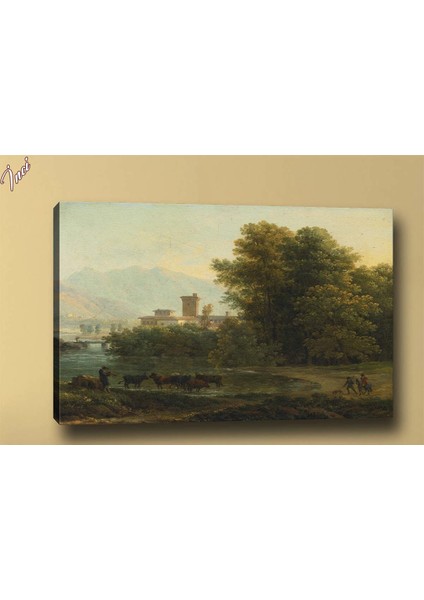 Yb132 Çoban Yağlı Boya Görünümlü Kanvas Tablo 70 x 100 cm