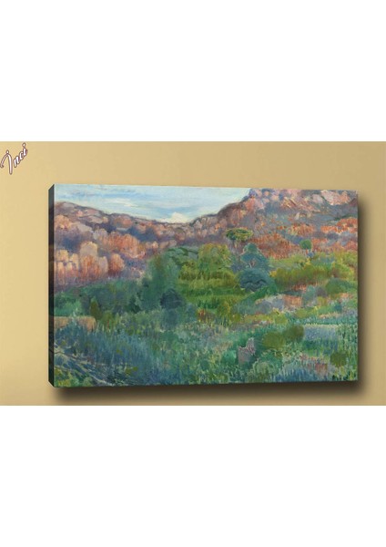 Yb162 Orman Yağlı Boya Görünümlü Kanvas Tablo 70 x 100 cm