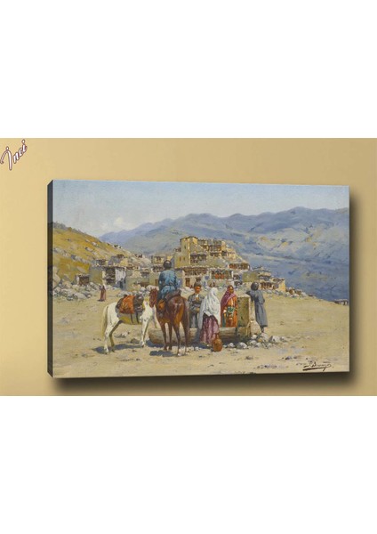 Yb222 Ortadoğu Yağlı Boya Görünümlü Kanvas Tablo 70 x 100 cm