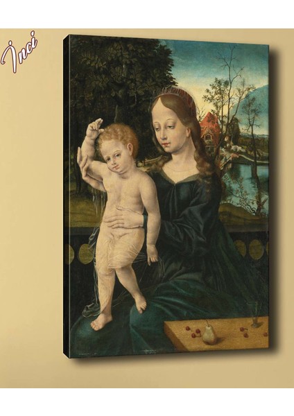 Yb234 Anne Bebek Yağlı Boya Görünümlü Kanvas Tablo 70 x 100 cm