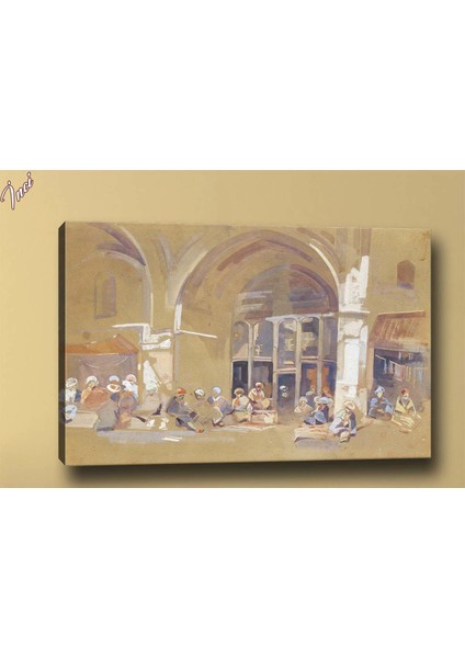 Yb275 Osmanlı Yağlı Boya Görünümlü Kanvas Tablo 70 x 100 cm