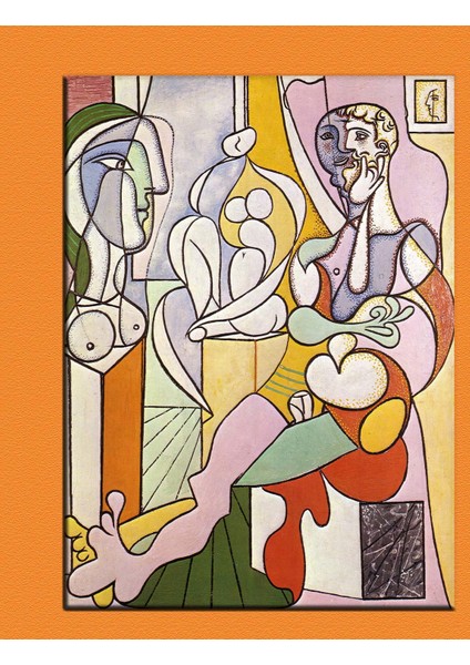 Picasso The Sculptor Kanvas Tablo 70 x 100 cm