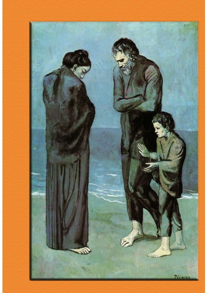 Picasso The Tragedy Kanvas Tablo 70 x 100 cm