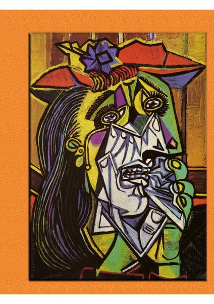 Picasso Weeping Woman Kanvas Tablo 70 x 100 cm