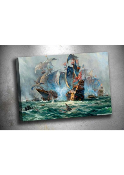 Op2 Adolf Bock Yağlı Boya Görünümlü Kanvas Tablo 70 x 100 cm