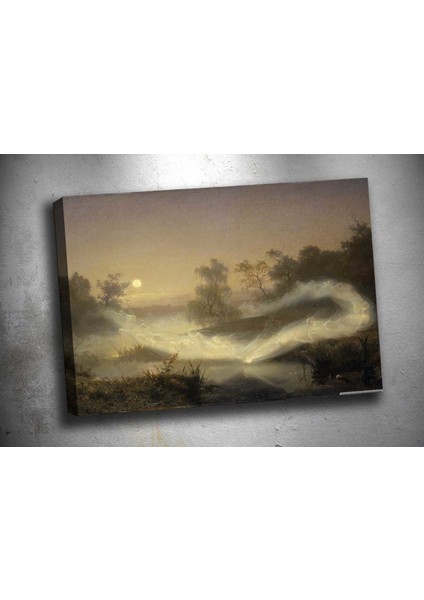Op131 Perilerin Dansı Yağlı Boya Görünümlü Kanvas Tablo 70 x 100 cm