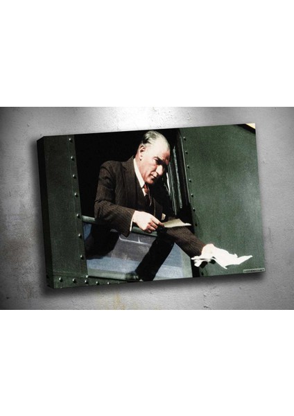 Ata-205 Mustafa Kemal Ataturk Kanvas Tablo 70 x 100 cm