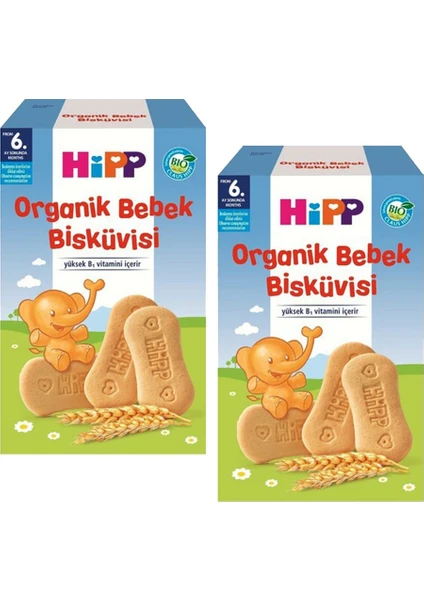 Organik Bebek Bisküvisi 150 gr 6+ Ay x 2 Adet