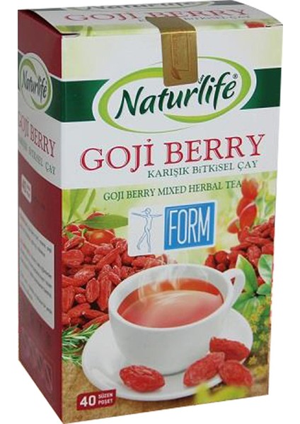 Naturlife Goji Berry Form Karışık Bitkisel Çay 40 Süzen Poşet