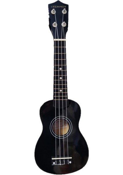 Ukulele 21 İnç Parlak Siyah