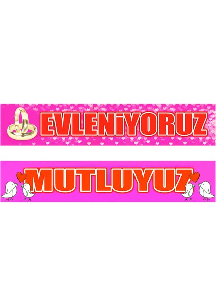 Yazı 20 Adet Evleniyoruz Mutluyuz Gelin Arabası Plaka Yazısı 48*10cm fiyatları