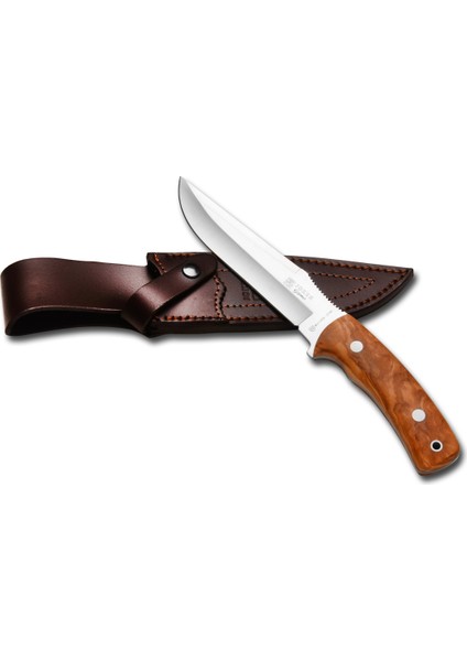 Knives Co51 Gacela Sivri Ağız Zeytin Ağaç Saplı Bıçak