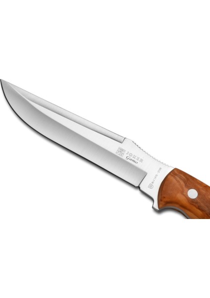 Knives Co51 Gacela Sivri Ağız Zeytin Ağaç Saplı Bıçak