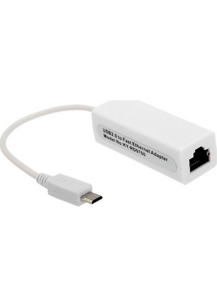 4673 Micro USB To Ethernet Çevirici Dönüştürücü Adaptör