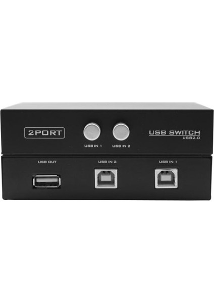 5020 2 Port Yazıcı Printer USB Çoklayıcı Switch Splitter Hub