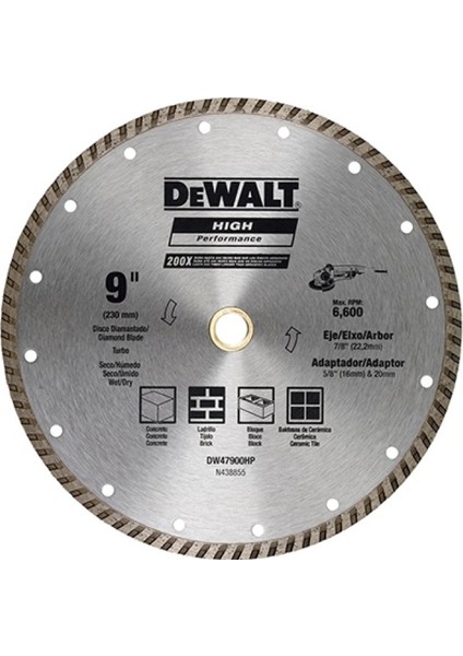 230mm Turbo Elmas Disk DW47900