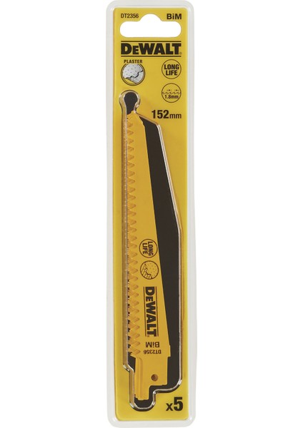 Dt2356 Özel Kesim Tilki Kuyruğu Testere Bıçağı Talaşsız Kesim 5Ad.