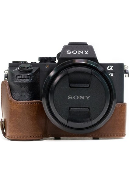 Sony Alpha A7S II, A7R II, A7II Suni Deri Kamera Çantası