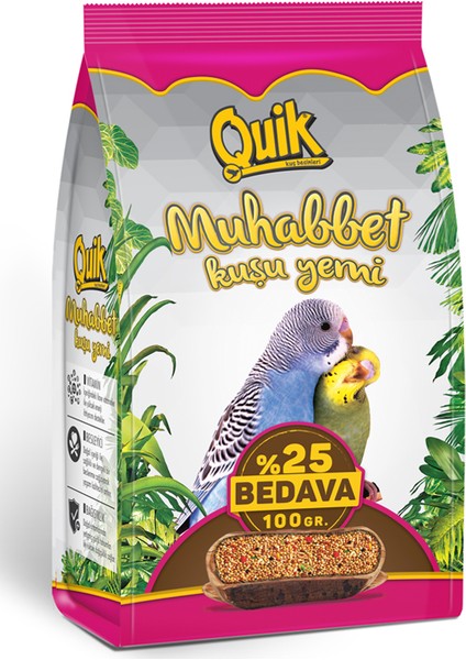 Muhabbet Kuşu Yemi 500 Gr - Tekli *