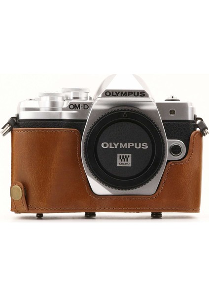 Olympus OM-D E-M10 Mark III Suni Deri Kamera Çantası