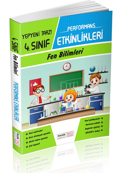 İnovasyon 4. Sınıf Fen Bilimleri İncek Serisi Performans Etkinlikleri