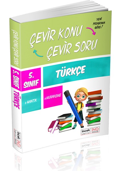 İnovasyon Yayınları 5. Sınıf Türkçe Çevir Konu Çevir Soru İncek Serisi