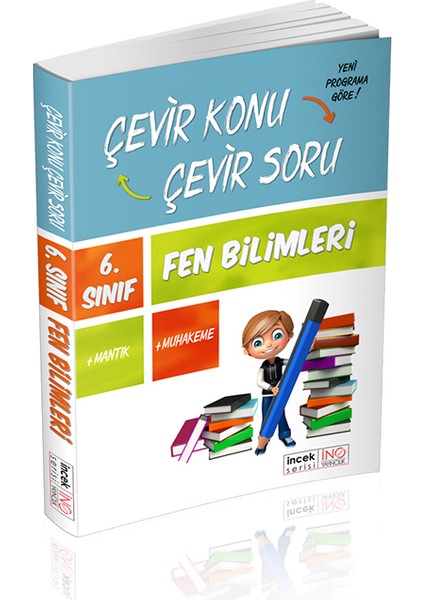 İnovasyon Yayınları 6. Sınıf Fen Bilimleri Çevir Konu Çevir Soru İncek Serisi